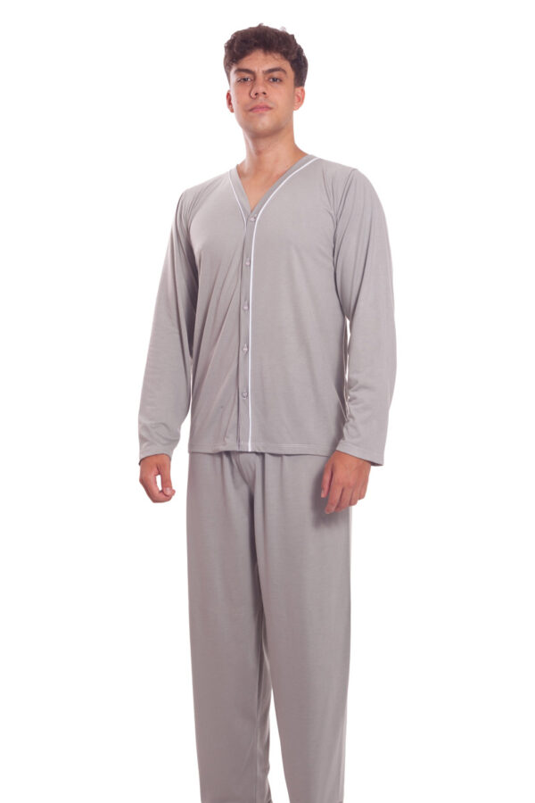 pijama-masculino-longo-aberto-em-malha-poliviscose-com-blusa