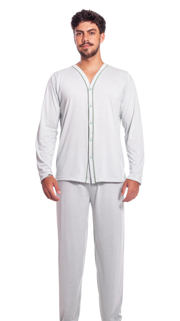 pijama-masculino-longo-aberto-em-malha-poliviscose-com-blusa