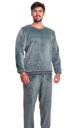 pijama-masculino-de-inverno-–-liso,-macio-e-confortavel