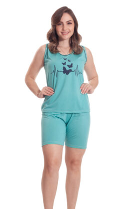 pijama-feminino-com-blusa-estilo-regata-bermuda-lisa-colorid